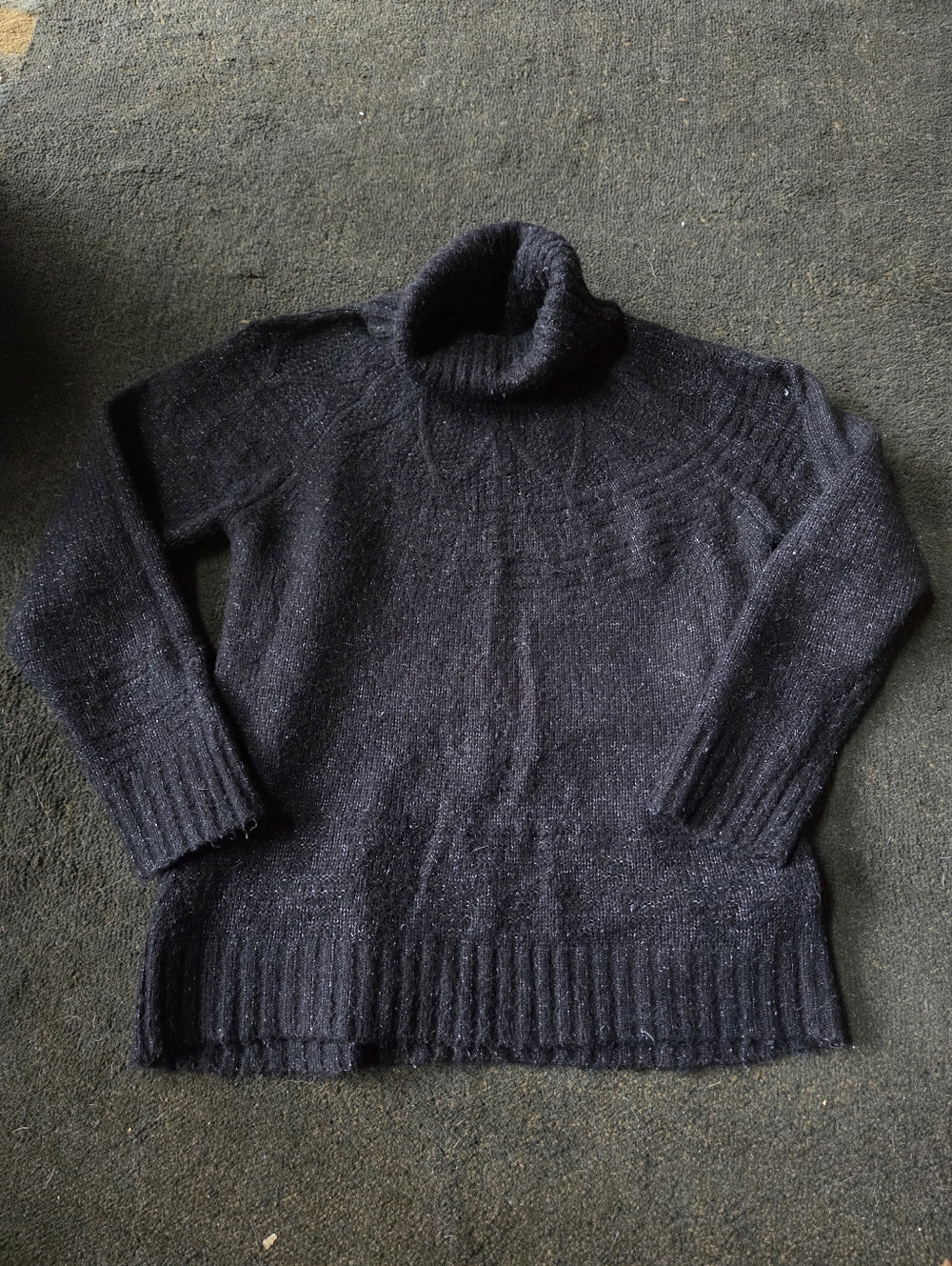 Maurices Black Textured Knit Sweater